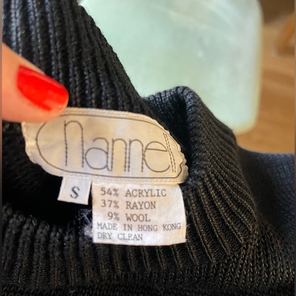 Nannell Vintage Sweater gorgeous gold and black sequins - Picture 2 of 12